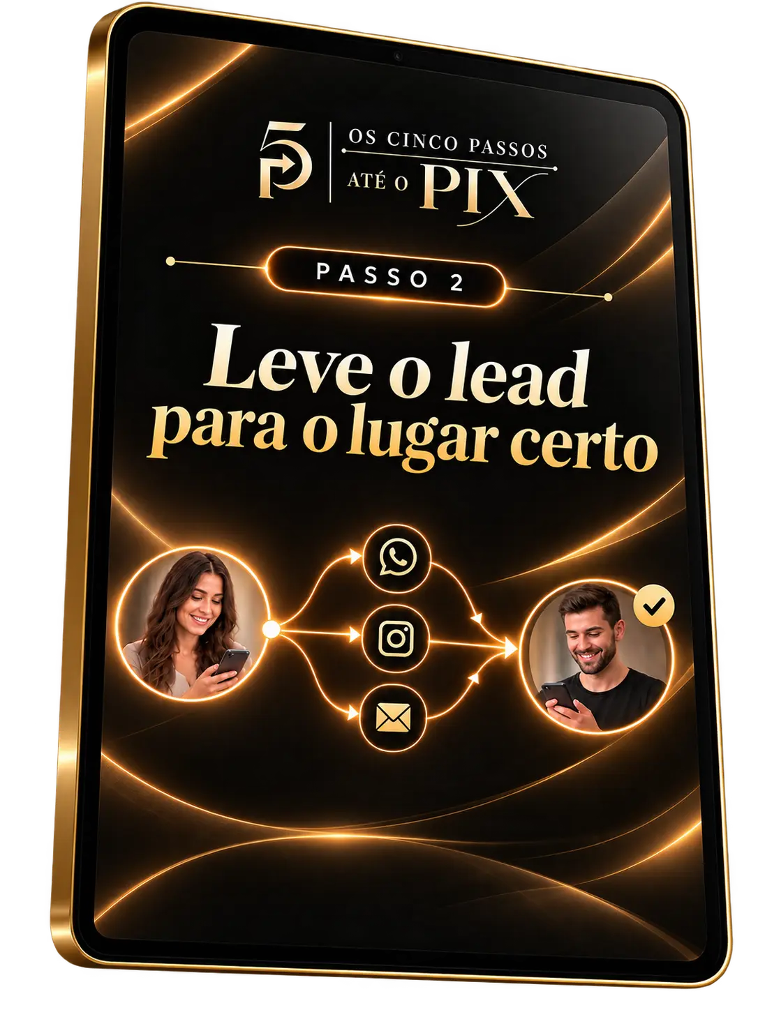 Passo 2: Leve o lead para o lugar certo